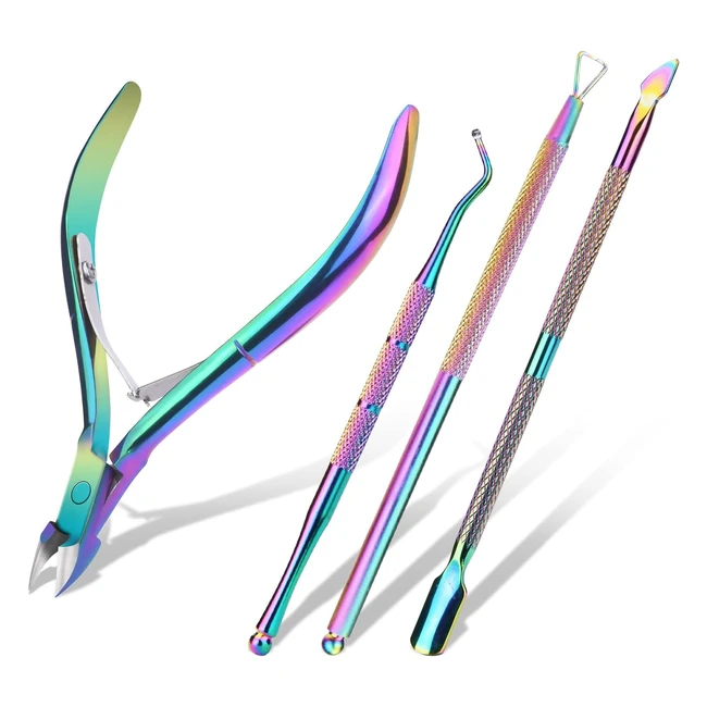 Kit taglia cuticole professionale Acwoo - 4 pezzi - Tronchesi per cuticole - Acc