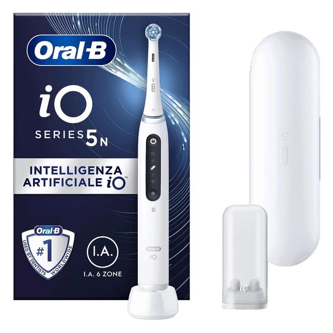 OralB Spazzolino Elettrico Ricaricabile IO 5N - Pulizia Professionale e Delicata