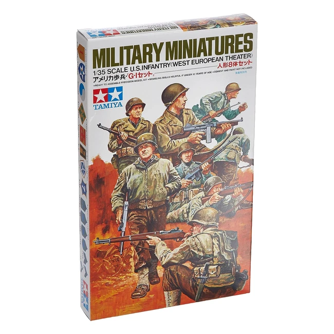 Kit Statuette Soldati WWII 8 pz Scala 135 - Tamiya 300035048