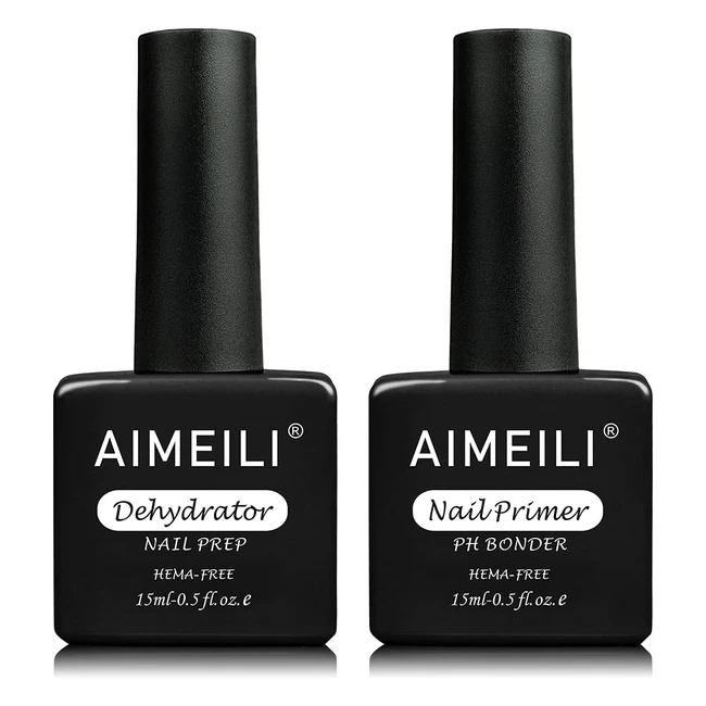 Primer y Deshidratador de Uas Aimeili - Preparacin de Uas Sin Necesidad d