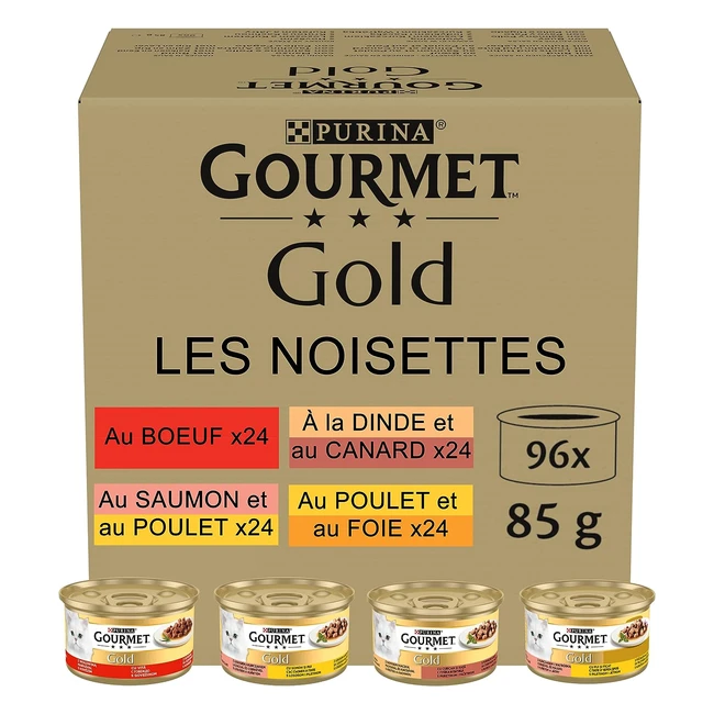 Nestl Purina Gourmet Gold Delicate Appetizers in Sauce - 96er Pack 96 x 85 g