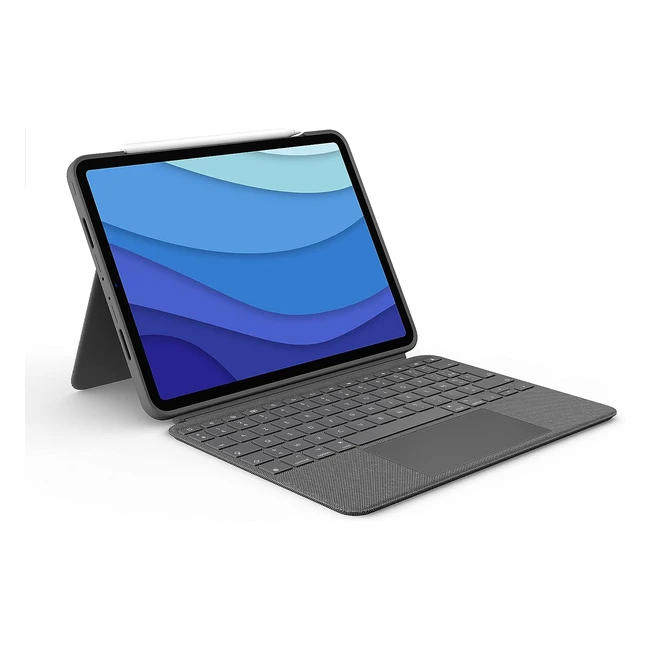 Etui clavier Logitech Combo Touch iPad Pro 11 pouces 1re 2e 3e gn 2018 2020 2021 - Rétroéclairé, Trackpad, Smart Connector