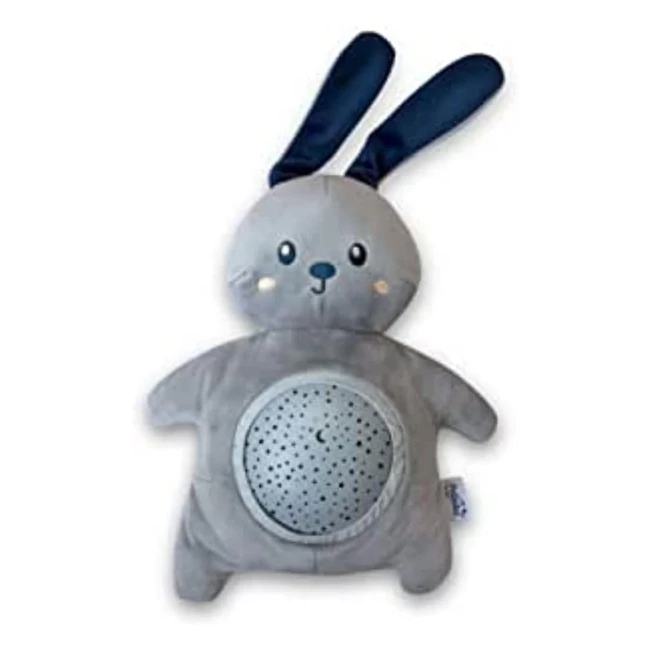 Pabobo Mini Bunny Musical Stars Projector - Soothing Automatic Color Changing 