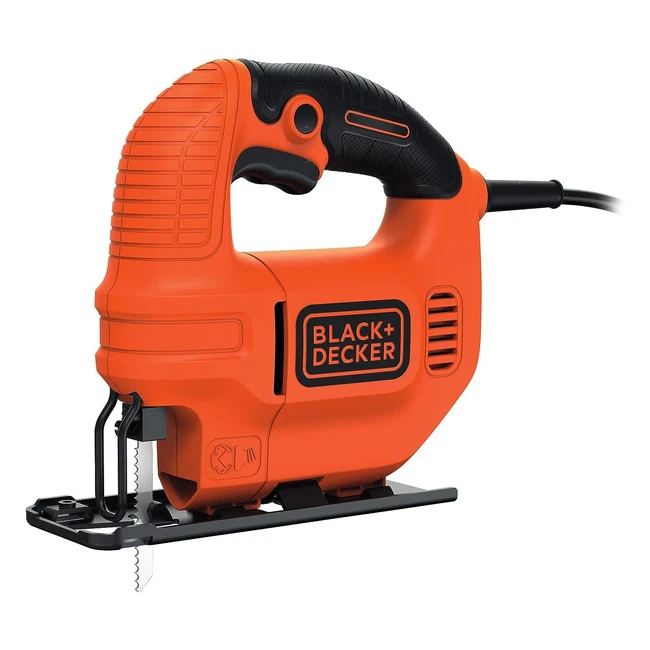 Black+Decker 400W Compact Jigsaw Power Tool - Fast & High Quality Cutting