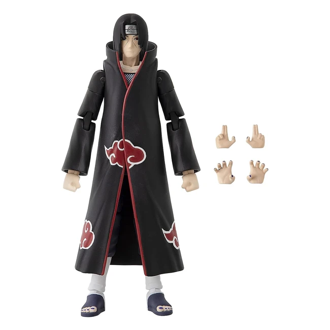 Anime Heroes Official Naruto Shippuden Itachi Uchiha Action Figure - Poseable wi