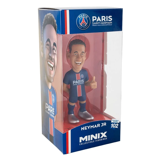 Bandai Minix Paris Saint-Germain Neymar Jr Model - Collectable Neymar Jr Figure 