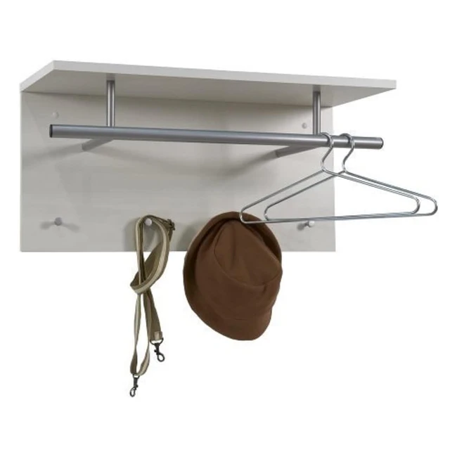 FMD 441001 Garderobenständer Imitation Buche 720 cm x 350 cm x 295 cm