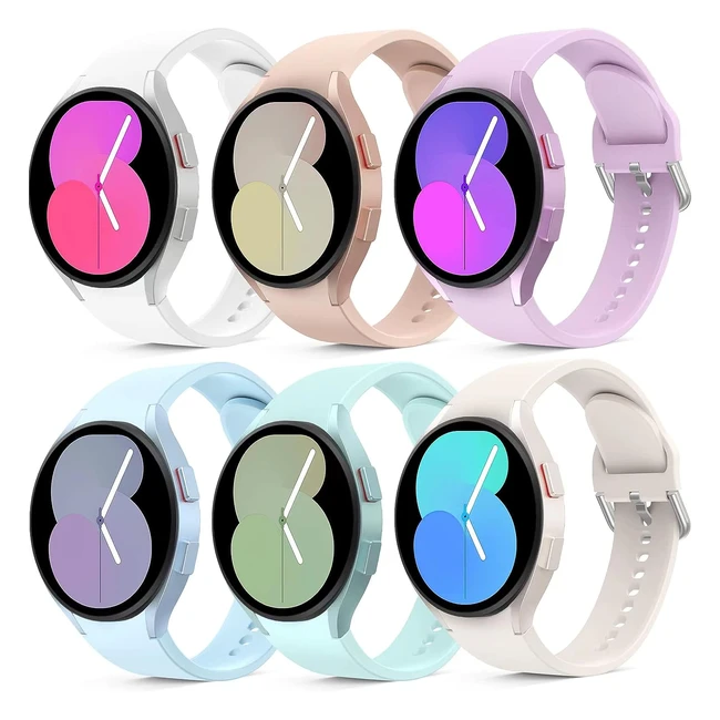 Bracelet Higgs 6 Pack Compatible Samsung Galaxy Watch 654 40mm 44mm Watch 5 Pro 45mm Galaxy Watch 6 Classic 43mm 47mm Watch 4 Classic 42mm 46mm