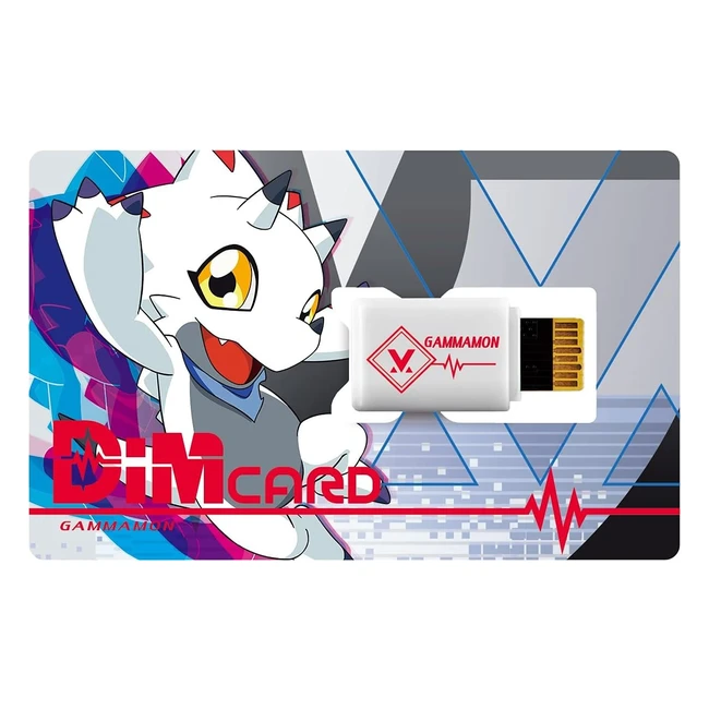 Bandai Gammamon Dim Card - Expand Your Digital World - Vital Bracelet - Great Electronic Toy Gift