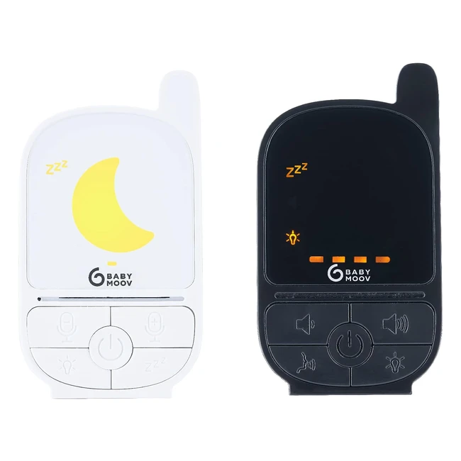 Ecoute Bébé Babymoov Handy Care Audio - Vox Technologie - Portée 500m - Batterie Longue Durée - Talkie Walkie et Veilleuse