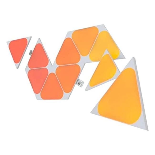 Nanoleaf Shapes Mini Triangle Pack - Extension 10 Panneaux Lumineux Additionnels