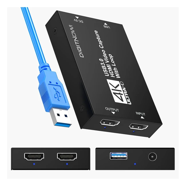 Scheda di Acquisizione Audio Video USB 3.0 1080p 60fps - Digitnow