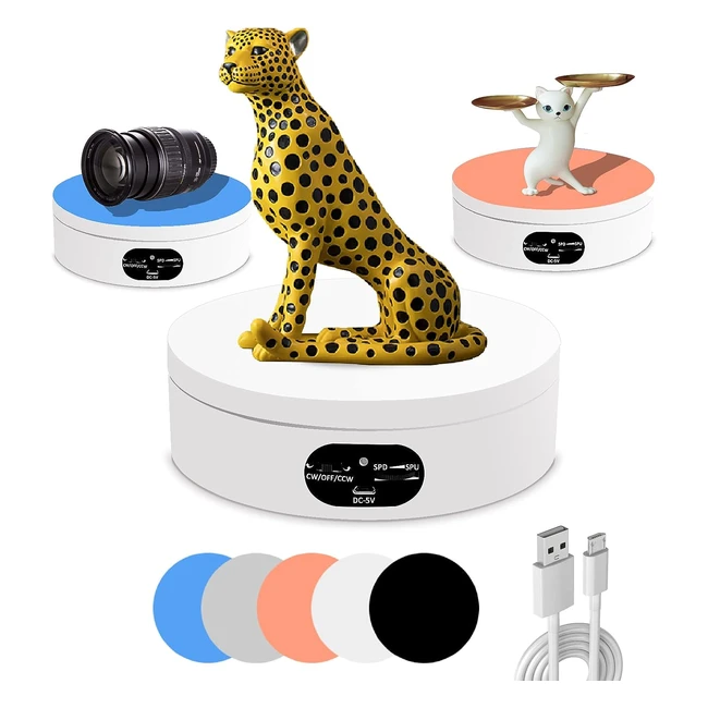 Piatto Girevole Elettrico 360 con Regolazione Velocit - NDC160