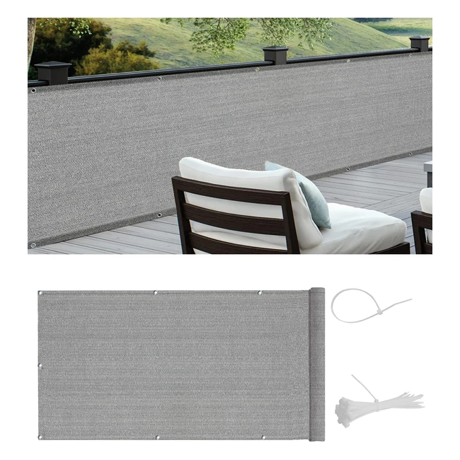 Cool Area Frangivista Balcone HDPE Frangivento Anti-UV Recinzione Copertura 90x3