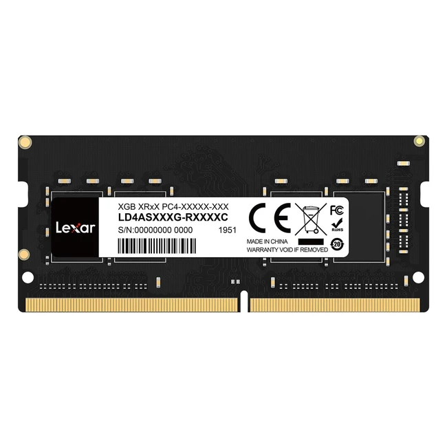 Mémoire RAM DDR4 8Go 3200 MHz pour PC portable - Performances élevées