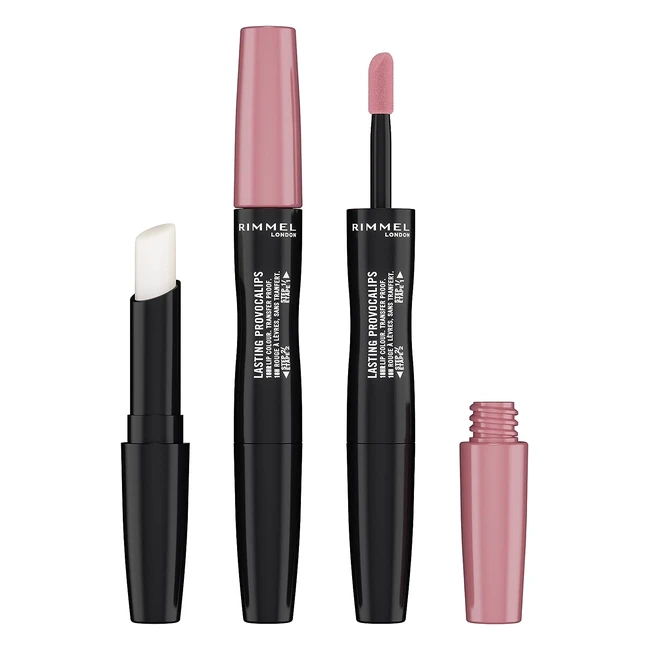 Rimmel Lasting Provocalips Labial Fijo 220 Come Up Roses - Color y Hidrataci