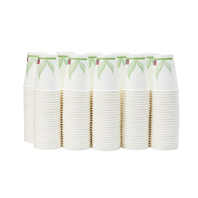 Gobelets compostables en PLA 355ml - Lot de 250 - Amazon Basics