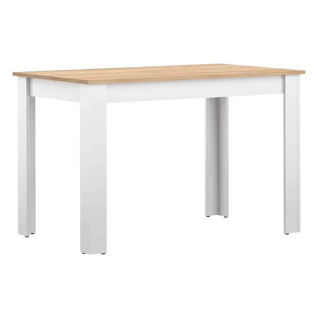 Tavolo da pranzo Nice Temahome, Biancobeige, 110x70x73 cm, Spazio Ridotto