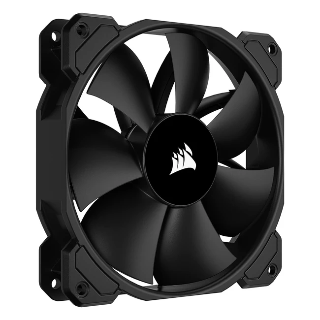 Corsair SP120 Elite - Ventilateur pour boîtier de 120 mm avec Corsair AirGuide - Faible niveau de bruit - 300-1 300 tr/min - Propulsant jusqu'à 454 CFM - Vendu seul - Noir
