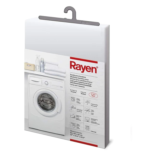 Funda para Lavadora Rayen Basic - Impermeable - 84x60x60 cm