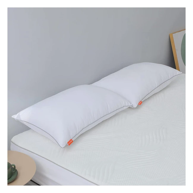 Sweetnight Pillows Pack of 2 - Hotel Quality, Soft Support, Neck Pain Relief - 48 x 74 cm