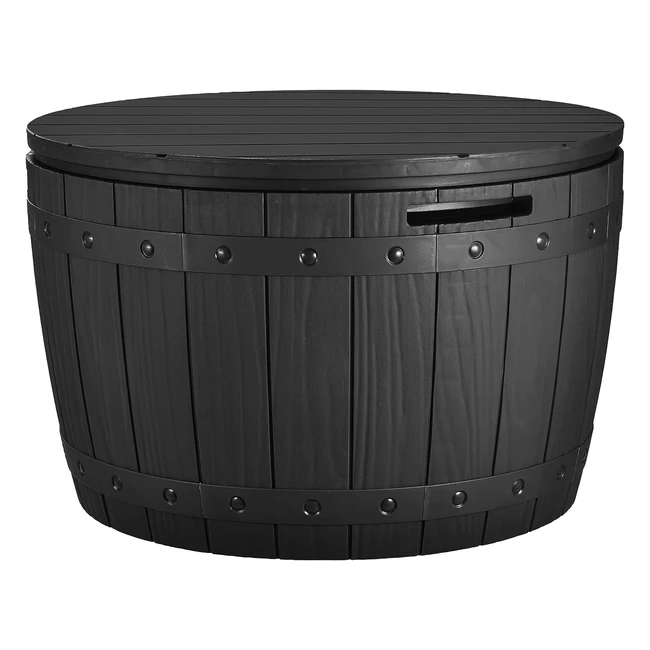 Yitahome 127L Kissenbox wasserdicht abschließbar für Gartenwerkzeuge und Poolzubehör
