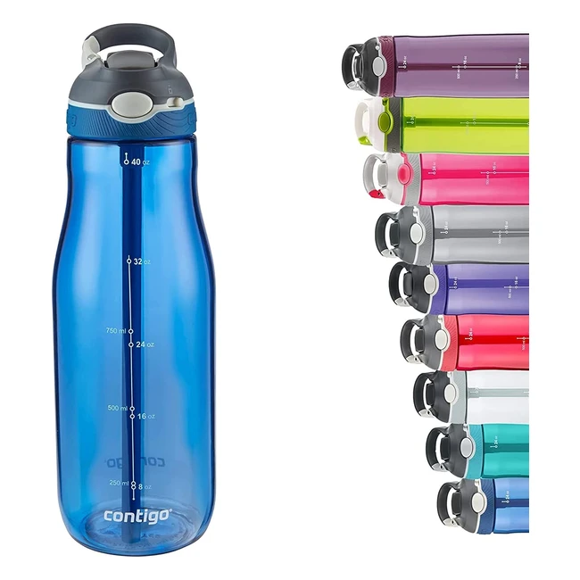 Contigo Ashland Autospout - Borraccia Sportiva 1200 ml - Tenuta Stagna - BPA Free