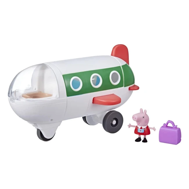 Peppa Pig Peppas Adventures en Avion - Jouet Préscolaire Unisexe - Figurine et Accessoire - Dès 3 ans