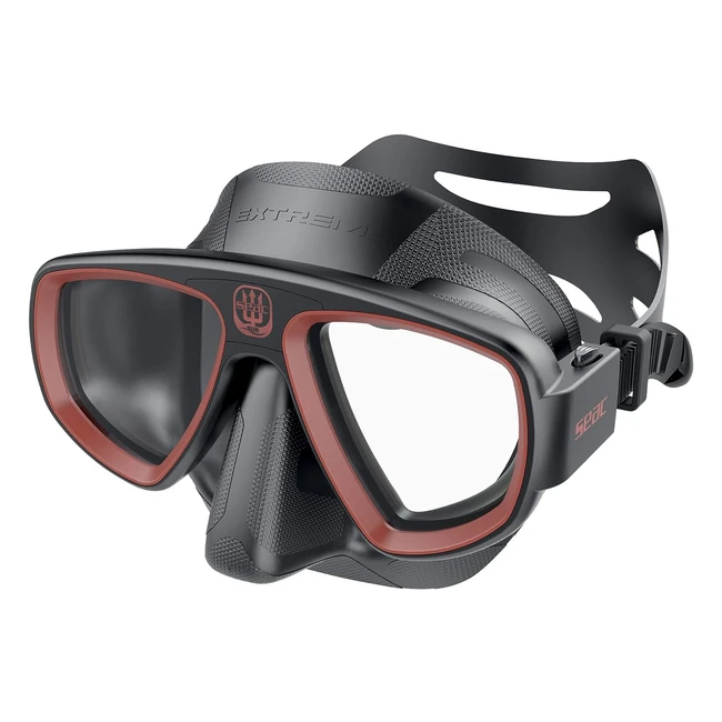 Seac Extreme50 Diving Mask - Anti-Fog, Adjustable Strap, Optional Optical Lenses