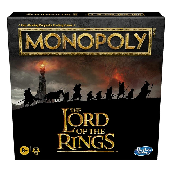 Monopoly Lord of the Rings Edition Board Game | Play as a Member of the Fellowship | Ages 8+