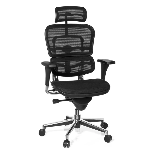 HJH Office Ergohuman Base Ergonomischer Bürostuhl - Komfort, Robustheit, Vollausstattung