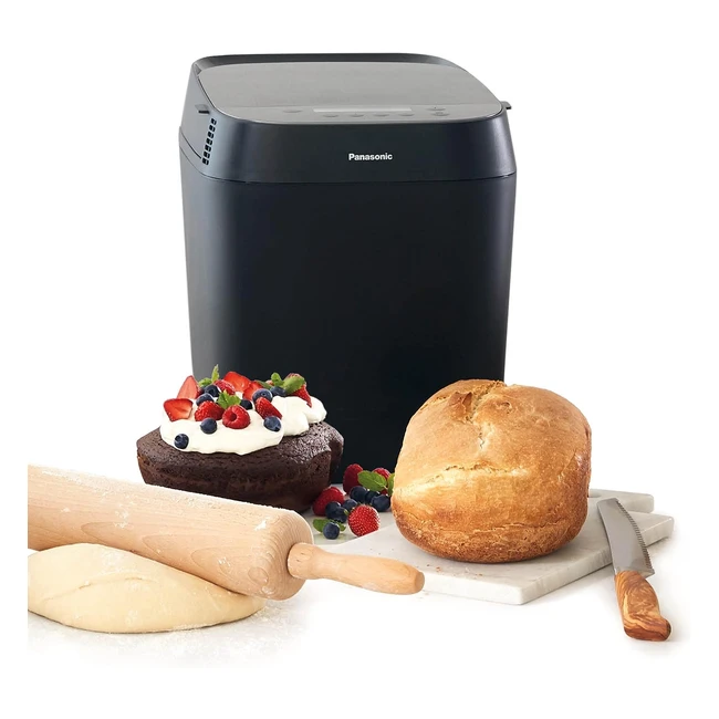 Machine à pain Panasonic SDZF2010KXF - Pain croustillant sans gluten - 18 programmes - 700W - Noir