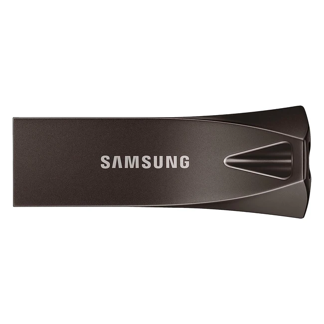 Samsung USB-Stick Typ-A Bar Plus MUF256BE4APC 256 GB 400 MB/s lesen 110 MB/s schreiben USB 3.1 Flash Drive mit Schlüsselring Titan Gray