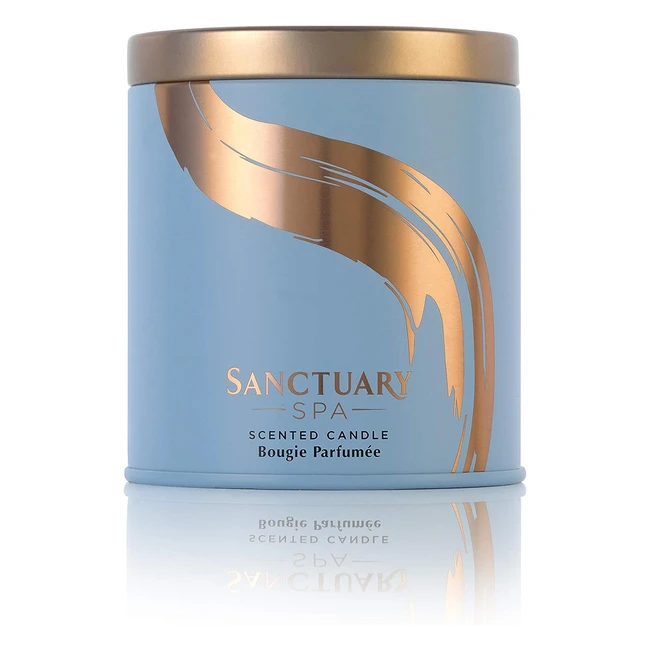 Sanctuary Spa Candle Driftwood & Sea Spray 260g - Relaxing Aromatherapy, Long-lasting Fragrance