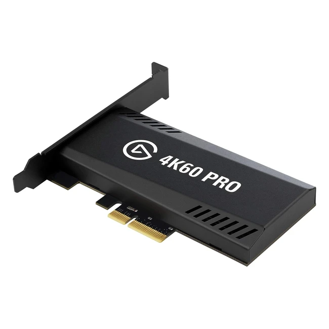 Elgato Game Capture 4K60 Pro MK2 - 4K60 HDR Aufnahme und Durchschleifen - PCIe Capture Card mit ultraniedriger Latenztechnologie