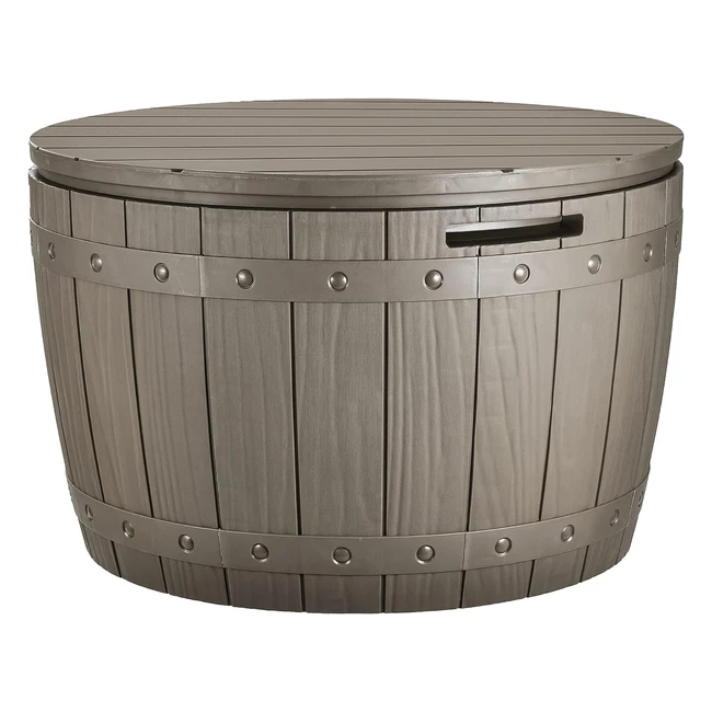 Coffre de Rangement Yitahome 127L - Étanche et Léger - Marron Clair