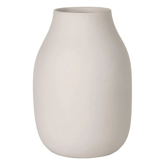 Jarrón blomus 65705 Moonbeam 20x14cm - Porcelana con botones de goma