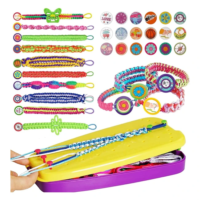 Kit de Pulseras Keehom - Fabricación de Pulseras de Amistad - Set DIY - Referencia 12345 - ¡Crea tus Propias Joyas!