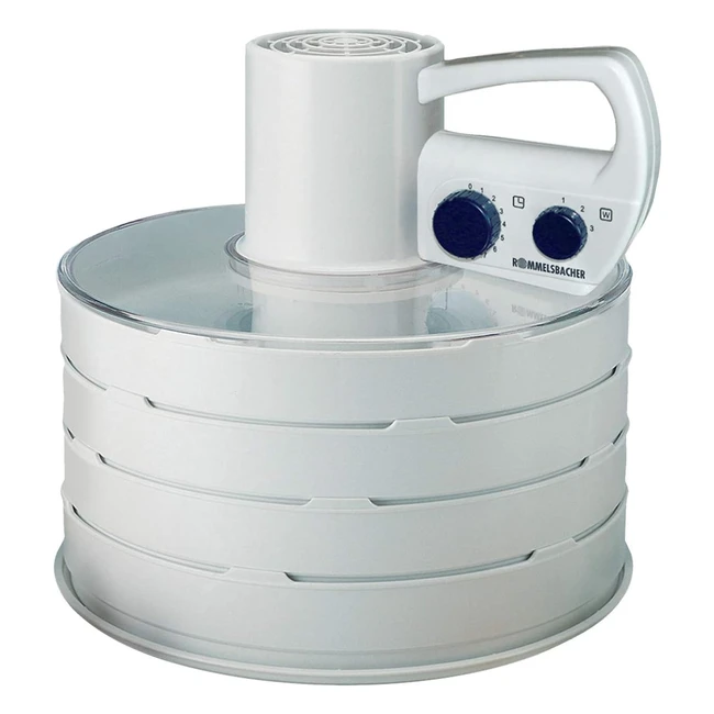 Rommelsbacher Elektrohausgerte GmbH 750W Drrautomat - Transparenter Deckel -