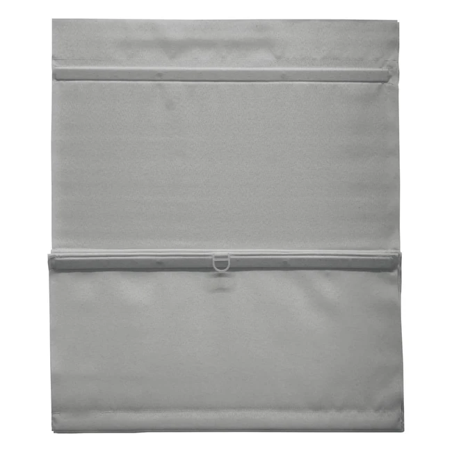 Store Romain Magnétique Gardinia Easyfix Gris 80x140 cm - Kit de Montage Inclus