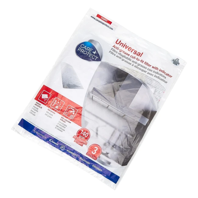 Filtre de hotte universel avec indicateur de saturation - Care Protect