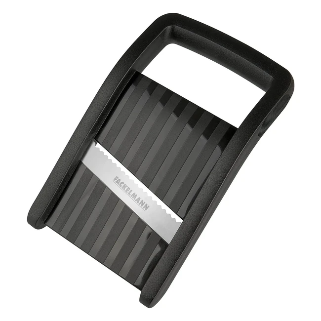 Mini Mandoline Fackelmann 45293 - Tranche Légumes Manuel - Acier Inoxydable - Noir