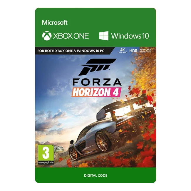 Forza Horizon 4 Standard Edition - Xbox OneWin 10 PC - Download Code