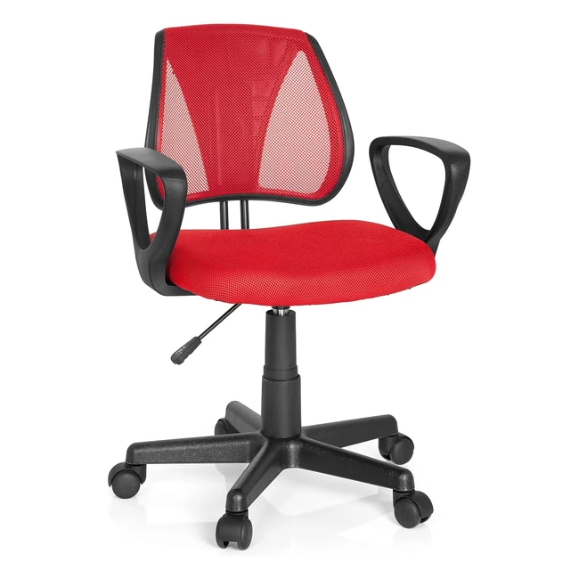 HJH Office Kiddy CD Drehstuhl, ergonomisch, höhenverstellbar, abnehmbare Armlehnen