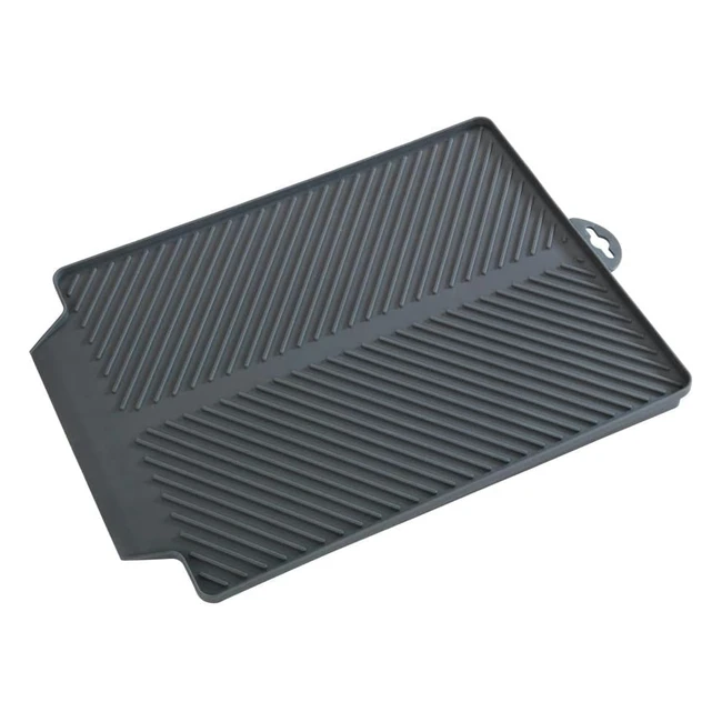Tappetino Scolastoviglie Wenko Grigio - Protezione Lavello - TPR - 40x3x30cm