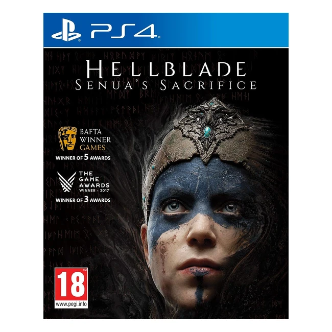 Hellblade Senua's Sacrifice PS4 - Expérience unique, combats intenses, approche rare des maladies mentales