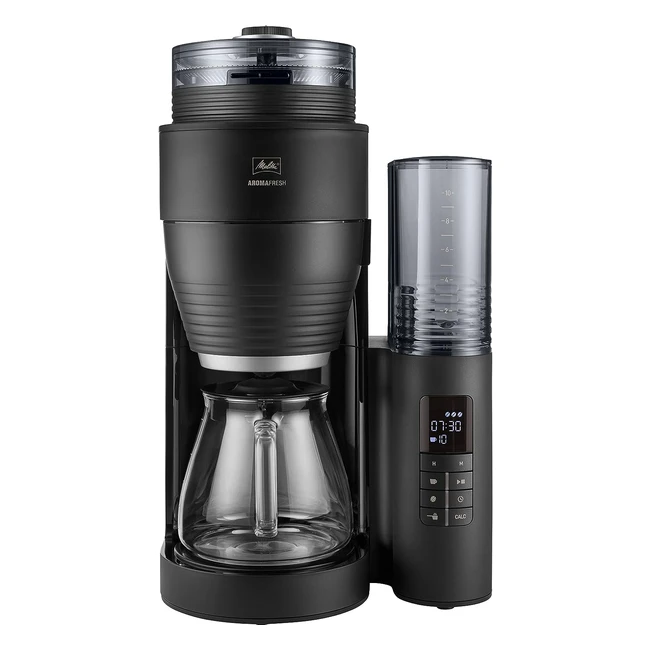 Melitta Aromafresh X New Generation BlackSilver Kaffeemaschine mit integriertem Keramikmahlwerk