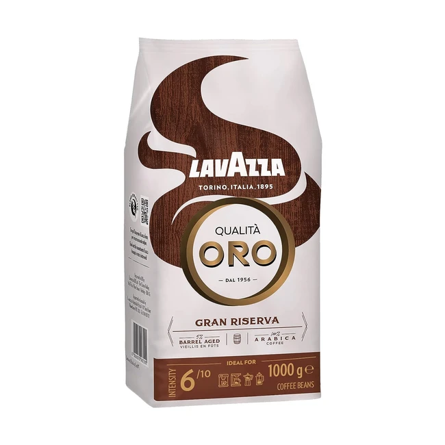 Lavazza Kaffeebohne Qualit Oro Gran Riserva 100 Arabica 1kg - Intensitt 6