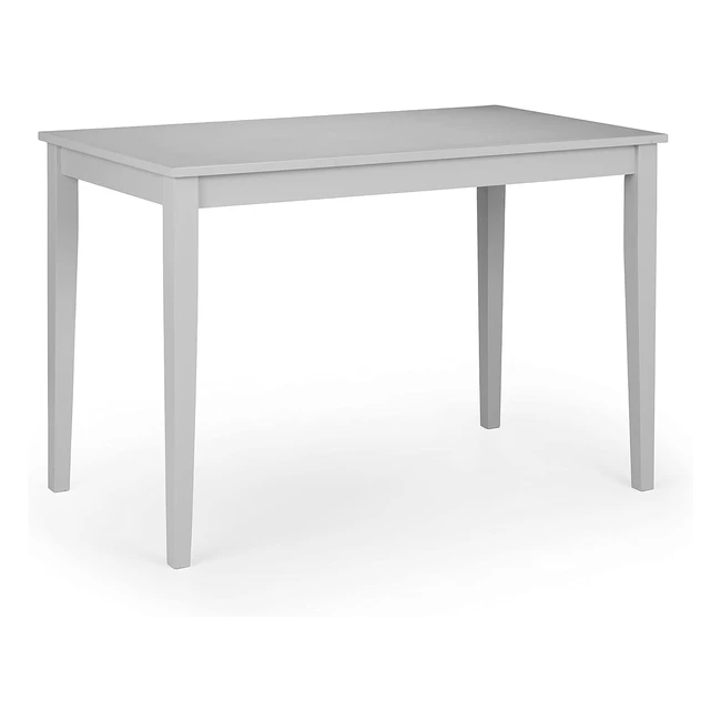Julian Bowen Taku Dining Table - Grey | Compact Design | Self-Assembly