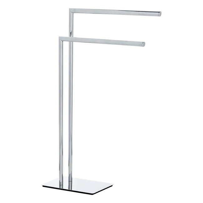 Portasciugamani Wenko Recco con 2 braccia paralleli - Cromato